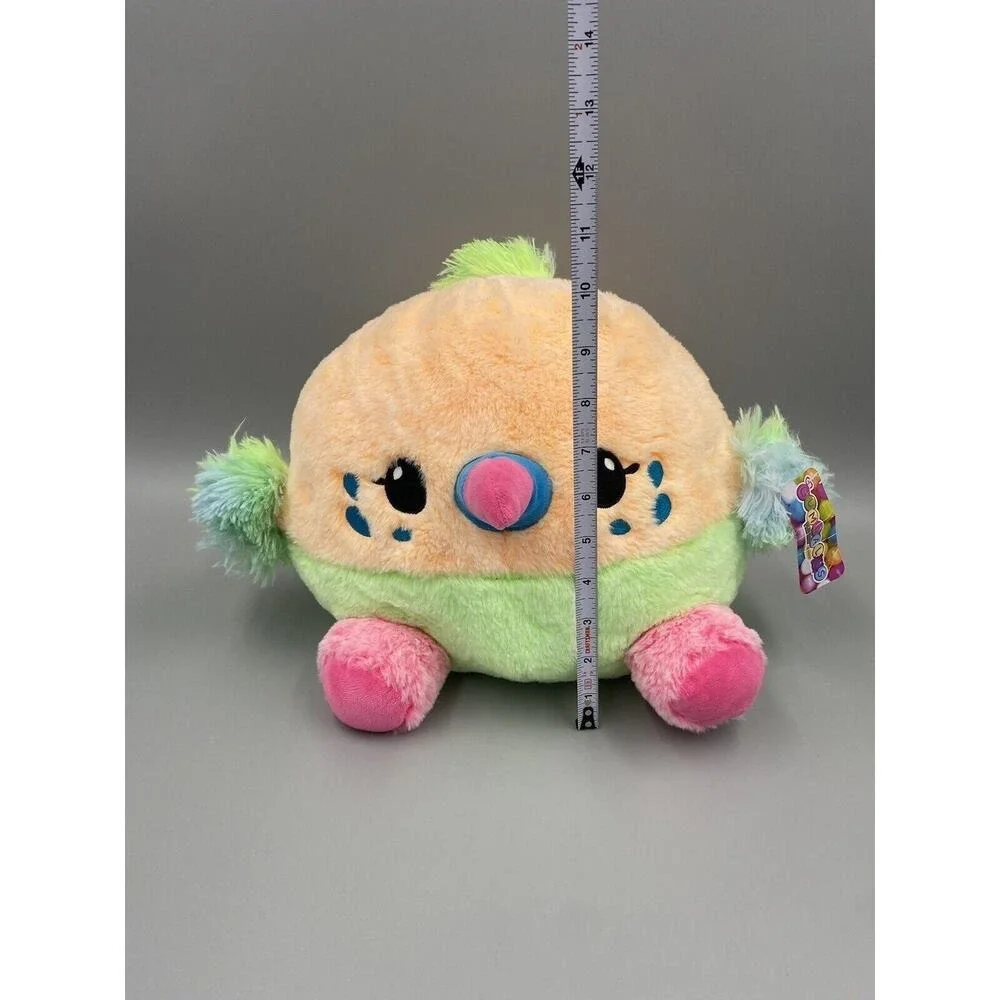 Fiesta Plush Pillow Gumballs Cutie Beans Peili Parakeet Stuffed Neon Sherbet